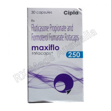 Maxiflo Rotacaps 250 Mcg (Fluticasone/Formoterol)
